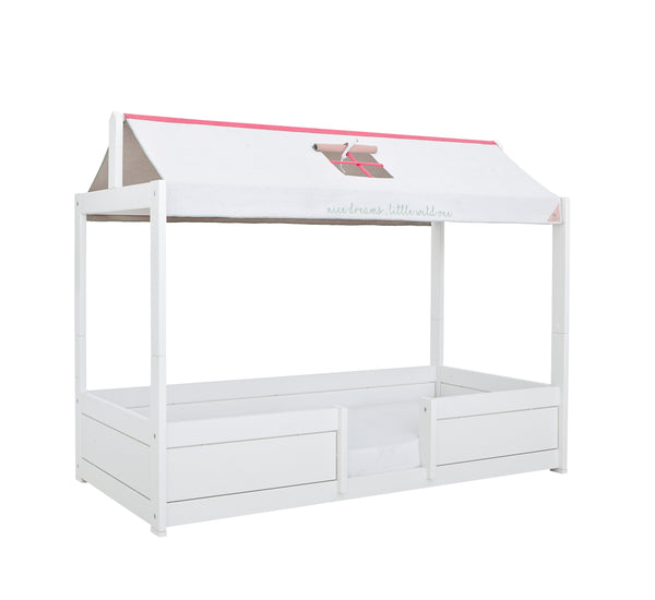 4-IN-1 Tent Bed for Kids in White - Huckleberry Kids Rooms