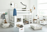 Kids Bedroom with Wooden Coat Rack in White - Huckleberry Kids Rooms
