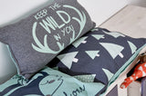 Forest Ranger cushions for boys room - Huckleberry Kids Rooms