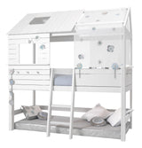 Silversparkle Cabin Bed - Huckleberry Kids Rooms