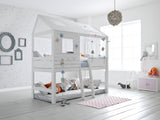 Silversparkle Loft Bed, Girls Room - Huckleberry Kids Rooms